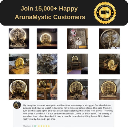 Golden Balance - LED Backflow Incense Burner