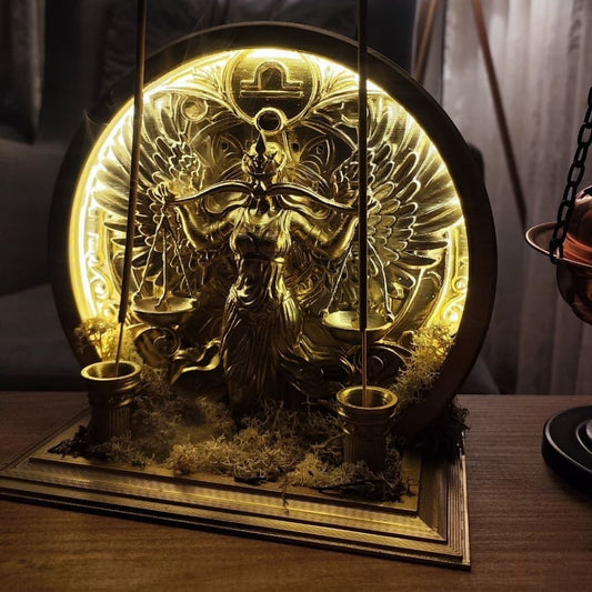 Golden Balance - LED Backflow Incense Burner