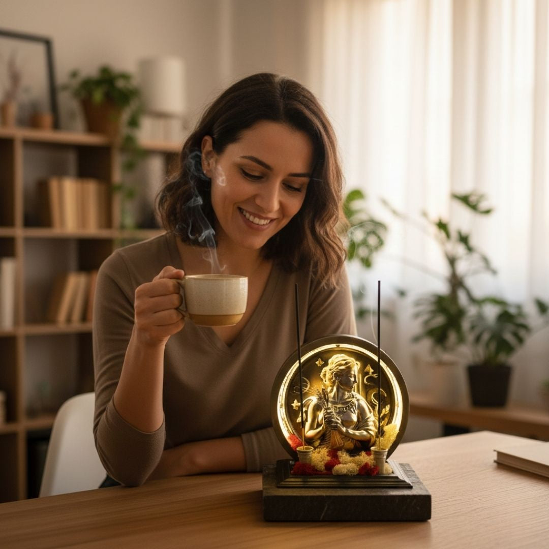 Virgo - LED BACKFLOW INCENSE HOLDER