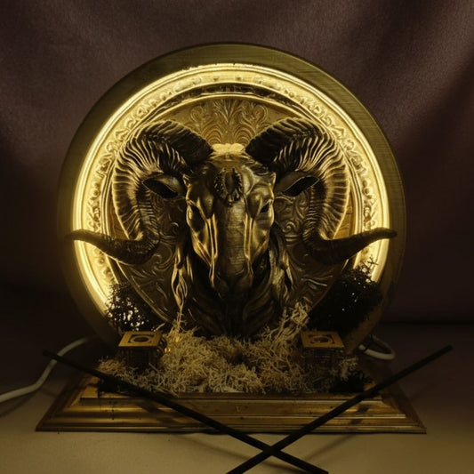 Aries - LED Backflow Incense Burner