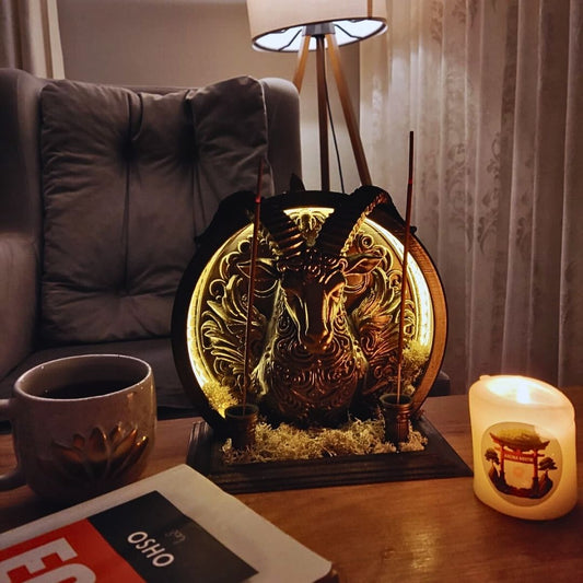 Capricorn - LED Backflow Incense Burner