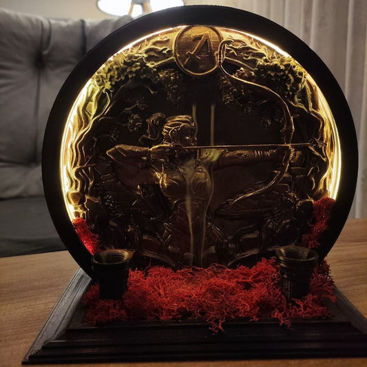 Sagittarius - LED Backflow Incense Burner