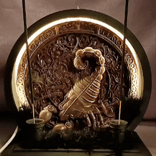 Scorpio - LED Backflow Incense Burner