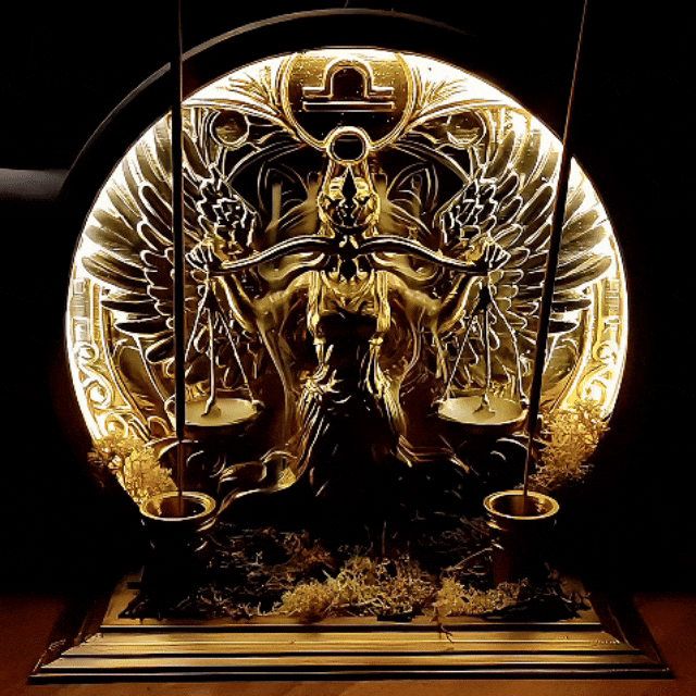 Golden Balance - LED Backflow Incense Burner