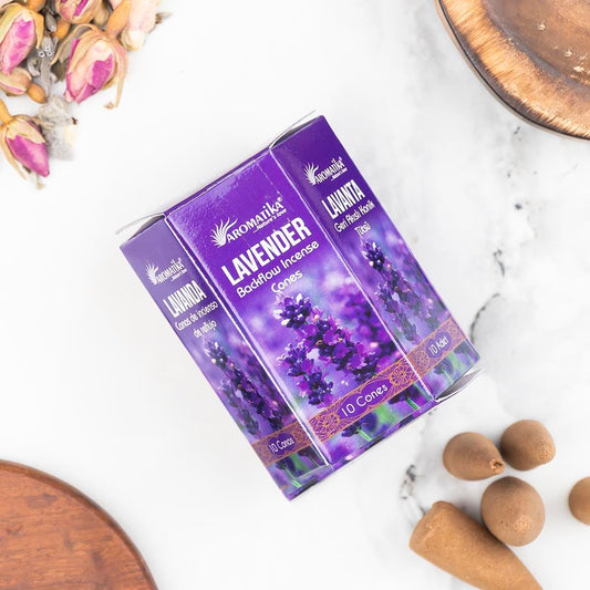 Lavender Backflow Incense – Pack of 10