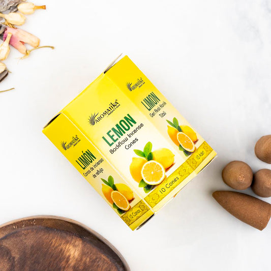 Lemon Backflow Incense – Pack of 10