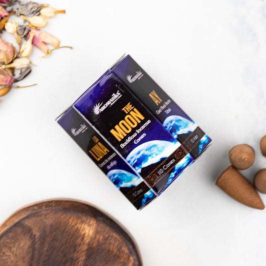 The Moon Backflow Incense – Pack of 10
