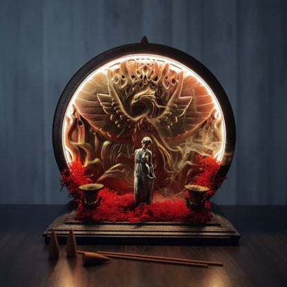 Phoenix Light - LED Backflow Incense Burner